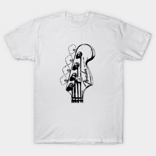 Guitar desing fender T-Shirt